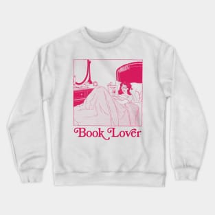 Book Lover - Aesthetic Retro Design Crewneck Sweatshirt